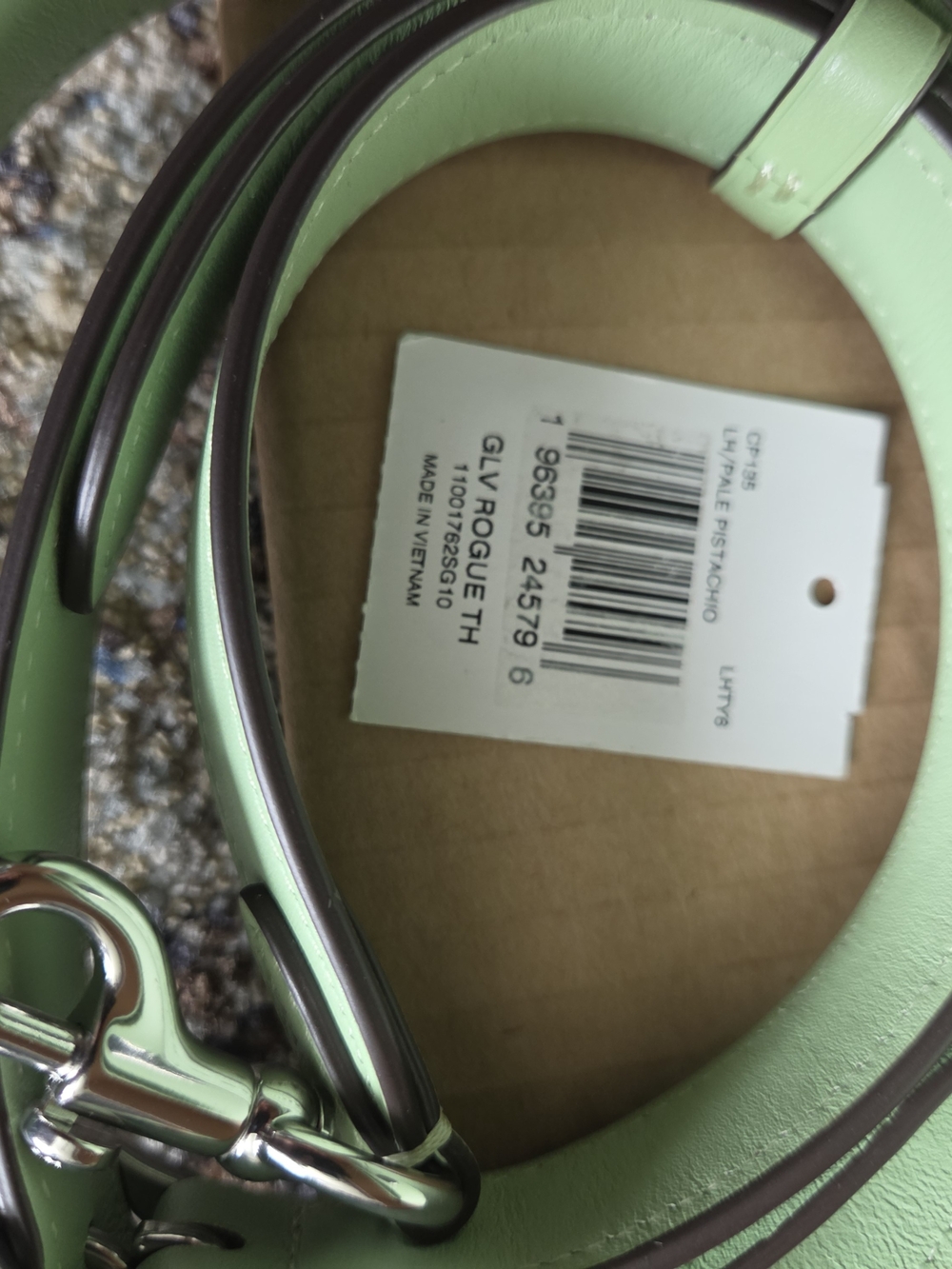 COACH Rogue Top Handle Pale Pistachio Bag - Picture 12 of 16